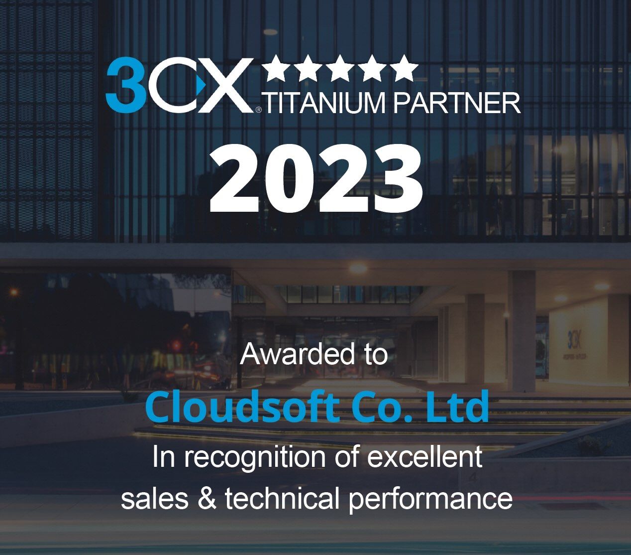 Cloudsoft 3CX Titanium Partner in Thailand